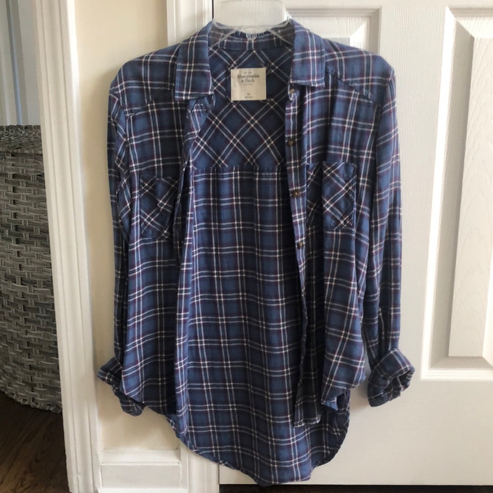 Abercrombie & Fitch Plaid Button Down Shirt